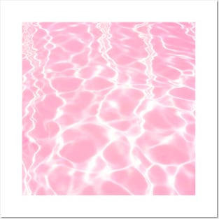 Pastel Pink Pool Aesthetic Posters and Art